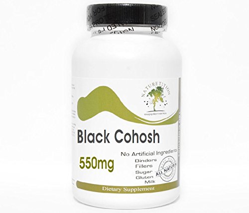 Cápsulas de cohosh negro 550mg Naturetition Supplements 200 unidades