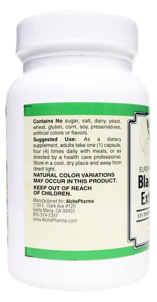 Version 1.0.0 Cápsulas cohosh negro extracto estandarizado AlchePharma