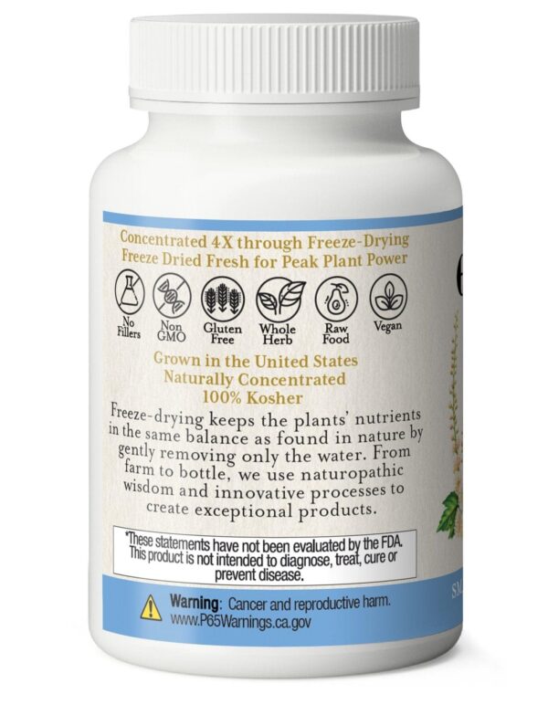 Cápsulas Cohosh Negro orgánico ECLECTIC INSTITUTE azul