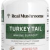 Cápsulas de cola de pavo orgánicas Real Mushrooms frasco