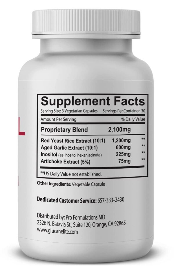 Cápsulas colesterol soporte dual Pro Formulations MD