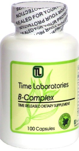 Cápsulas complejo b 100 unidades time laboratories
