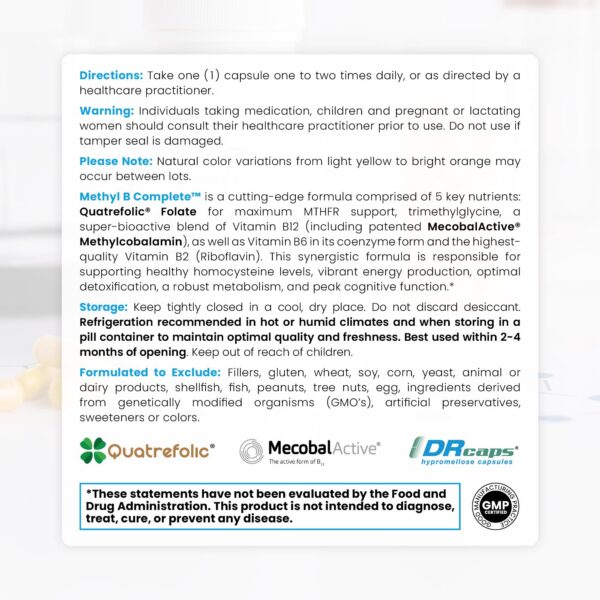 Version 1.0.0 Cápsulas Methyl B Complete