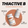 Cápsulas de complejo B metilado ThiActive B Objective Nutrients