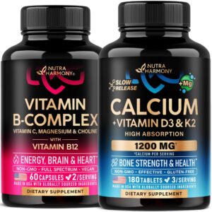 Cápsulas de Complejo de Vitamina B NUTRAHARMONY