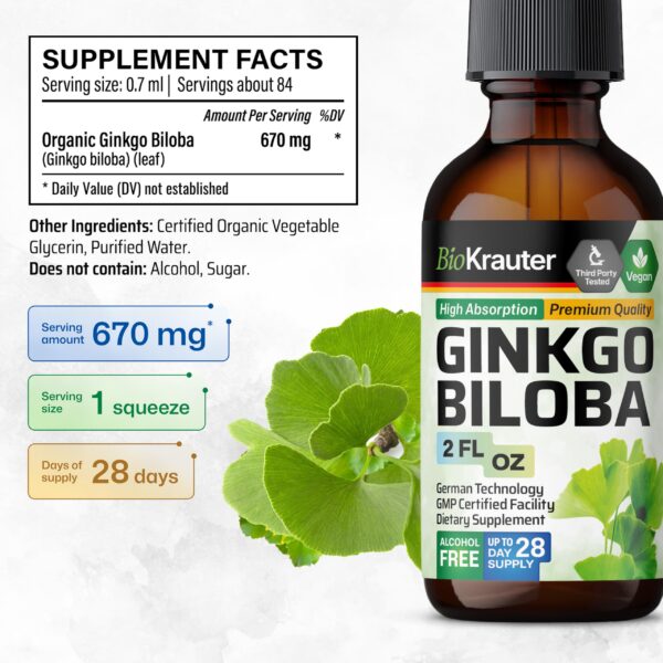 Version 1.0.0 Suplemento natural tinturas ginkgo y bacopa sin alcohol