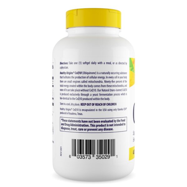 Cápsulas CoQ10 Kaneka Q10 para soporte cardíaco y energético