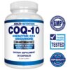 Cápsulas de CoQ10 Arazo Nutrition sin soja y alta potencia