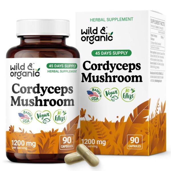 Version 1.0.0 Cápsulas de Cordyceps orgánico para apoyo inmunológico