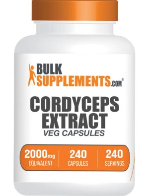 Cápsulas de cordyceps sin gluten 240 unidades BulkSupplements