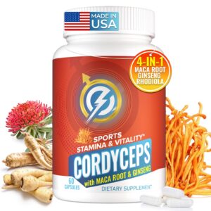 Cápsulas Cordyceps suplemento energía inmunidad natural 1