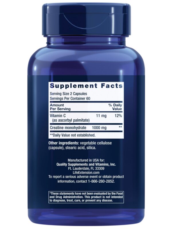 Version 1.0.0 Cápsulas de creatina Life Extension