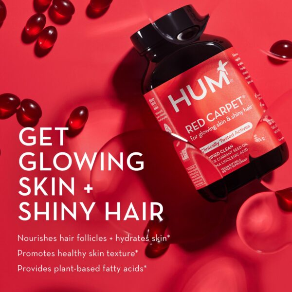 Cápsulas para crecimiento de cabello HUM Red Carpet