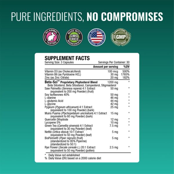 Cápsulas para cuidado de próstata Approved Science