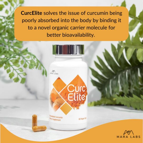 Cápsulas veganas CurcElite de Mara Labs