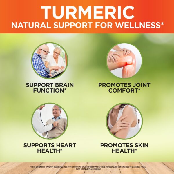 Cápsulas de cúrcuma con BioPerine para soporte articular