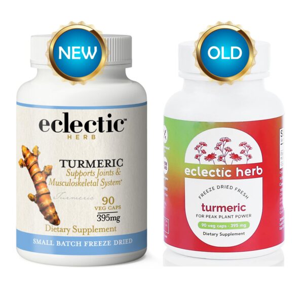 Version 1.0.0 Cápsulas de cúrcuma cruda liofilizada sin gluten Eclectic Institute