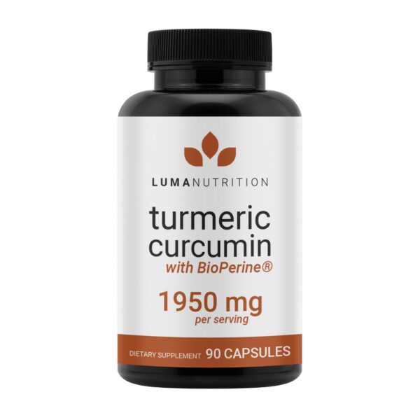 Version 1.0.0 Cápsulas cúrcuma curcumina Luma Nutrition 1950mg 90 unidades