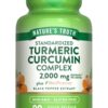 Cápsulas de cúrcuma curcumina Nature's Truth 2000mg 90 unidades