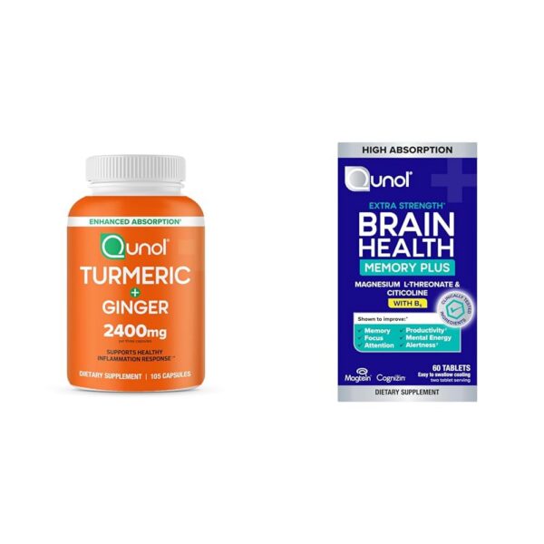 Cápsulas de Cúrcuma Curcumina Qunol 2400mg