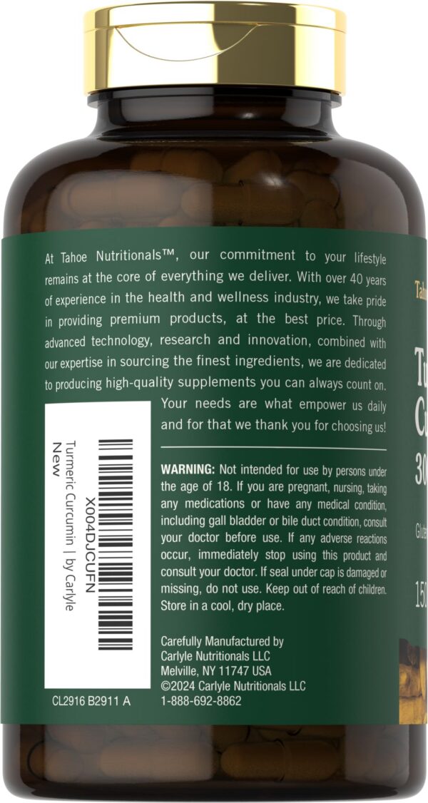 Cápsulas cúrcuma con extracto pimienta negra suplemento natural