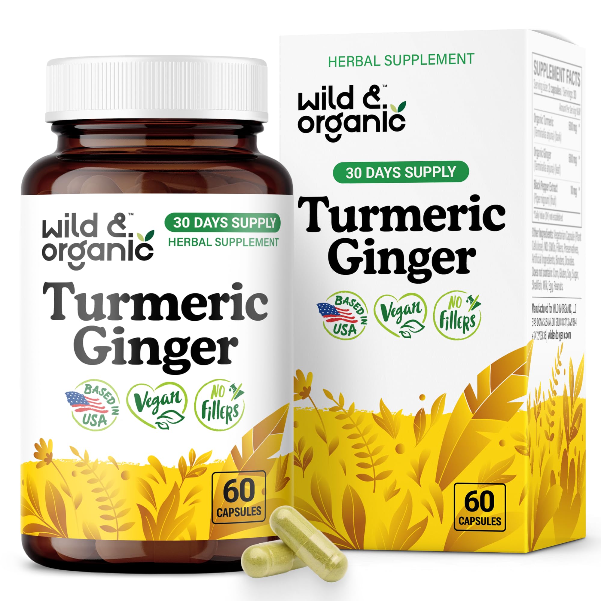 Wild & Organic Turmeric Ginger