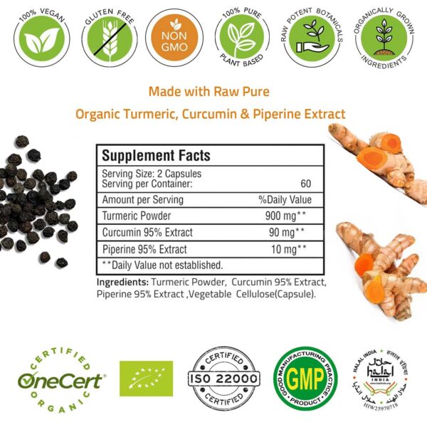 frasco cápsulas boswellia con cúrcuma y pimienta