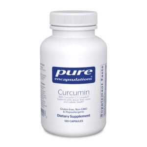 Version 1.0.0 Cápsulas de curcumina Pure Encapsulations 500mg para salud articular