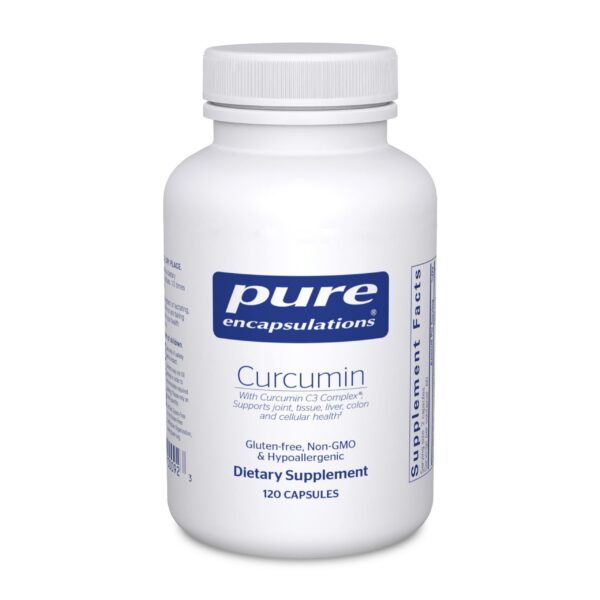Version 1.0.0 Cápsulas de curcumina Pure Encapsulations 500mg para salud articular