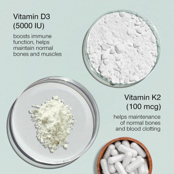 Cápsulas D3 K2 en blister