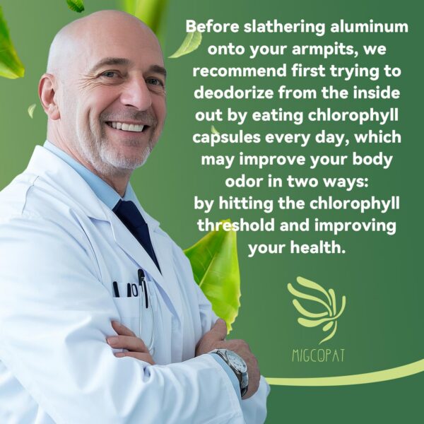 Cápsulas desodorante corporal natural Migcopat 120