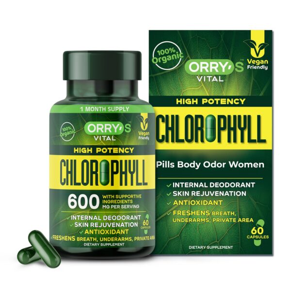 Cápsulas desodorantes internas Orry's Vital 600 mg para mujer