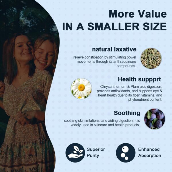 Cápsulas detox herbales para limpieza digestiva rápida