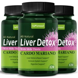 Cápsulas detox para hígado con silimarina y alcachofa Herdmood