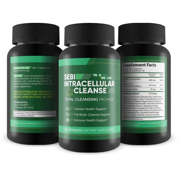 Cápsulas detox para limpieza corporal profunda Sebi Intracellular Cleanse