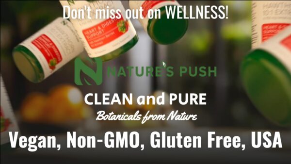 Cápsulas para digestión y salud cardiaca Nature's Push espino 10:1