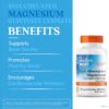 Cápsulas Doctor's Best de magnesio alta absorción