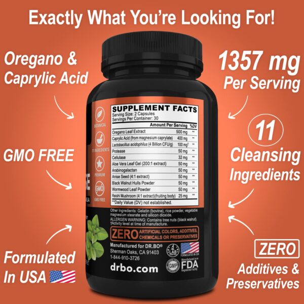 Version 1.0.0 Suplemento en tabletas orgánico Candi Cleanse para detox