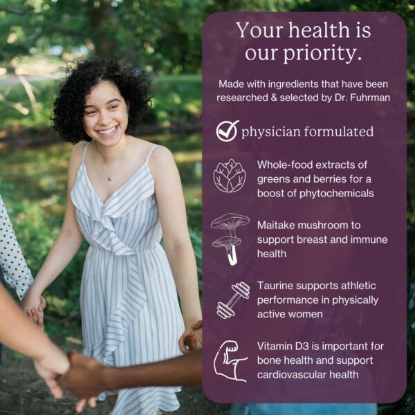 Version 1.0.0 Cápsulas Dr. Fuhrman multivitamínico para mujeres mayores