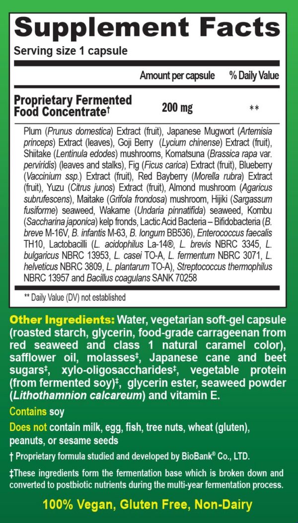 Cápsulas Dr. Ohhira probióticos con fermentación 3 años y prebióticos