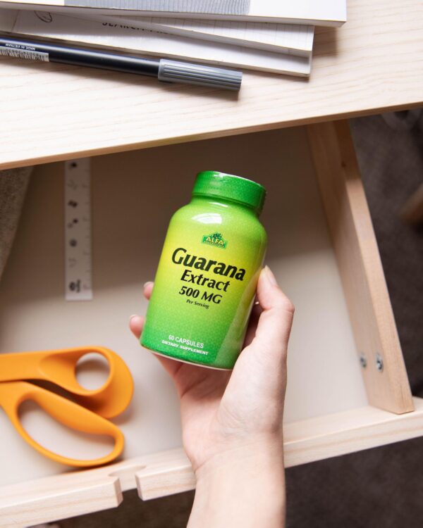 Cápsulas energizantes Alfa Vitamins con Guaraná natural