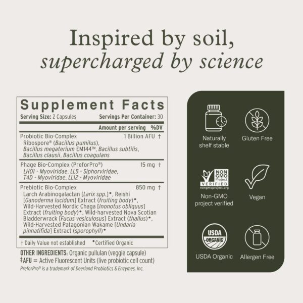 Cápsulas Enviromedica Terraflora sistema digestivo saludable