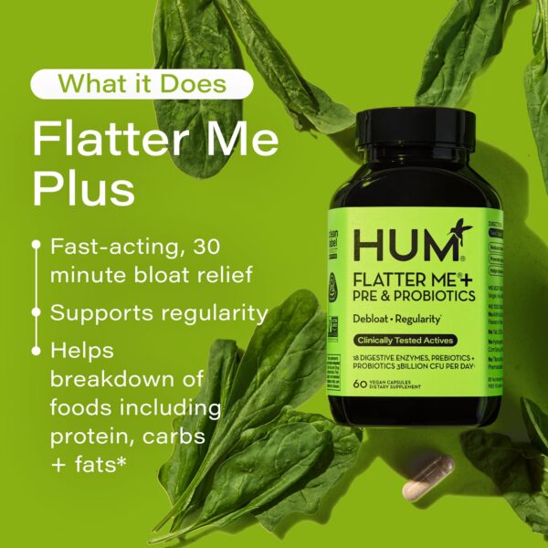 Cápsulas de enzimas digestivas y probióticos HUM