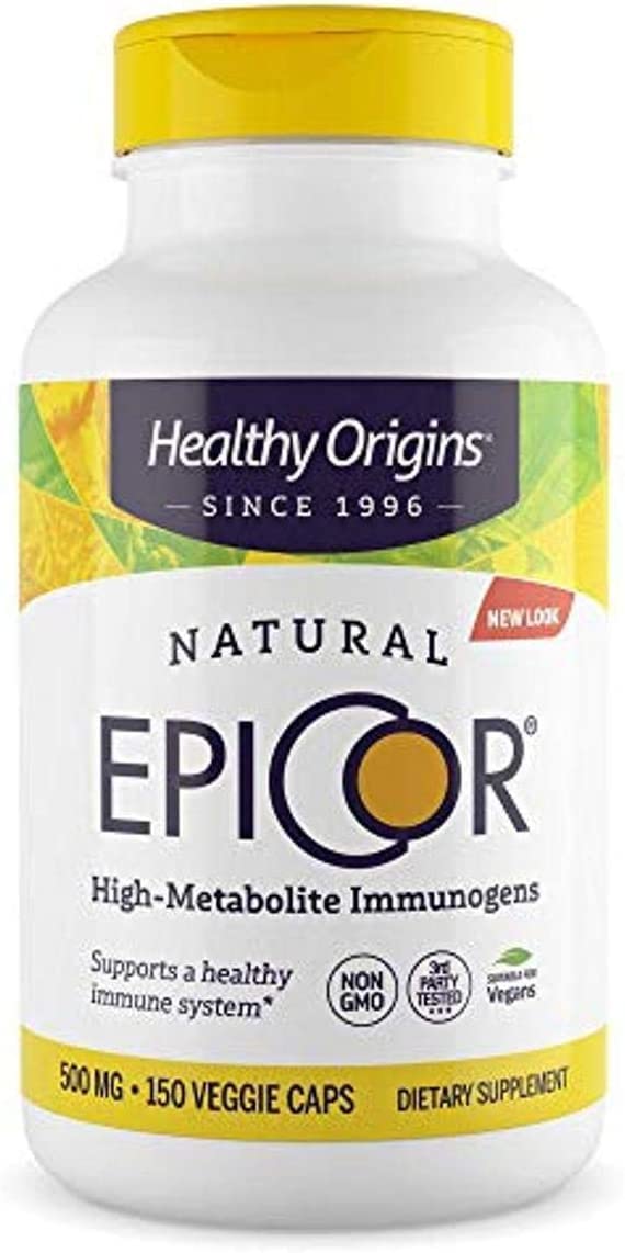 Cápsulas EpiCor de Healthy Origins para apoyo inmunológico