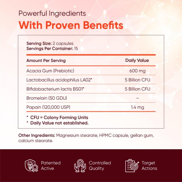 Version 1.0.0 Cápsulas ERIC FAVRE Microbiozym3 probióticos para mujer