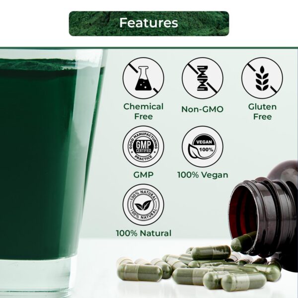 Version 1.0.0 Cápsulas espirulina NutrinPro proteína vegetal y aminoácidos