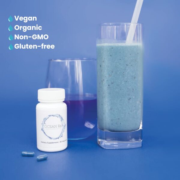 Cápsulas de espirulina Ocean Rx para piel y salud oral