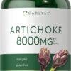 Cápsulas de extracto de alcachofa Carlyle 8000mg paquete frontal