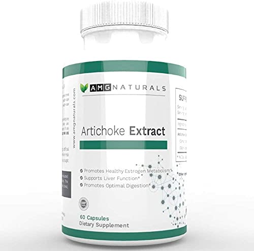 Cápsulas extracto alcachofa AMG Naturals alta pureza salud digestiva