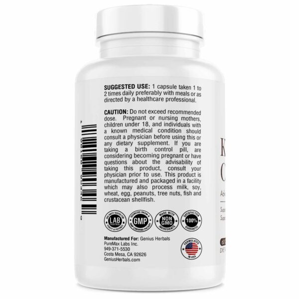 Cápsulas con extracto de arándano y 21 hierbas para riñón y vejiga